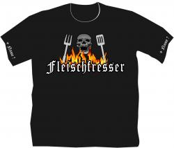 Grillshirt mit lustigem Spruch Grillmeister Griller Männershirt BBQ Shirt