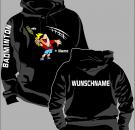 Kapuzen-Sweatshirt Badminton Motiv 12