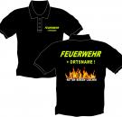 Polo-Shirt Feuerwehr Motiv 13