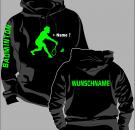 Kapuzen-Sweatshirt Badminton Motiv 13