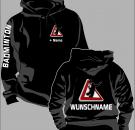 Kapuzen-Sweatshirt Badminton Motiv 15