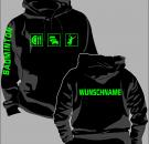 Kapuzen-Sweatshirt Badminton Motiv 20