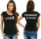 Girlie-Shirt Feuerwehr Motiv 20