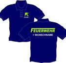 Polo-Shirt Feuerwehr Motiv 22