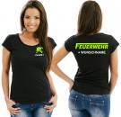 Girlie-Shirt Feuerwehr Motiv 22