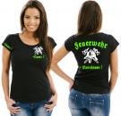 Girlie-Shirt Feuerwehr Motiv 2