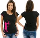 Girlie-Shirt Bogenschießen Motiv 2