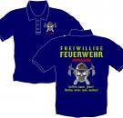 Polo-Shirt Feuerwehr Motiv 41