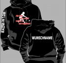 Kapuzen-Sweatshirt Badminton Motiv 4