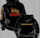 Kapuzen-Sweatshirt Badminton Motiv 8